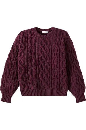 Chloé ChloÃ© Kids Cable-knit cotton and wool sweater