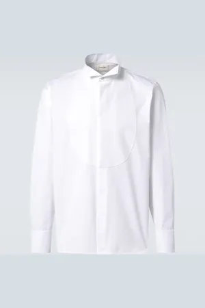 Saint Laurent Cotton tuxedo shirt