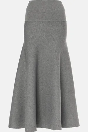 The Frankie Shop Gabrielle knitted midi skirt
