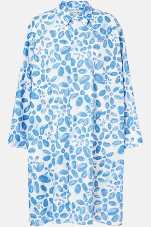 Marni Printed floral cotton dress