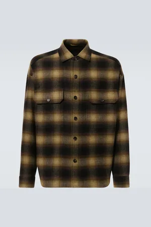 Loro Piana Vincenzo tartan cotton overshirt