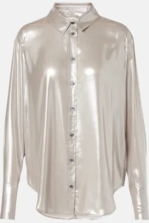 Frame The Standard lamÃ© shirt