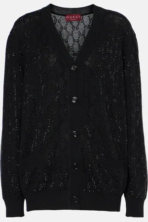 Gucci GG Crystal wool cardigan