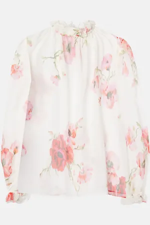 ZIMMERMANN Lightburst cotton and silk top