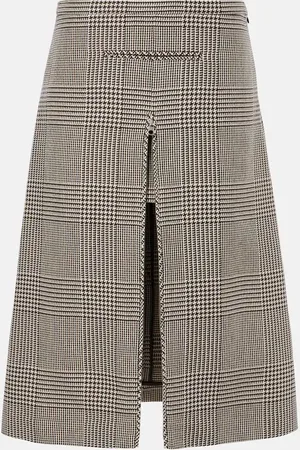 Courrèges CourrÃ¨ges Prince of Wales midi skirt