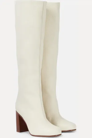 Khaite Willow leather knee-high boots