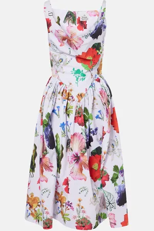 Vivienne Westwood Sunday floral cotton corset dress