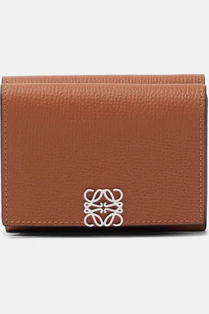 Loewe Anagram leather trifold wallet