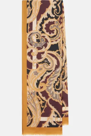 Etro Printed cashmere scarf
