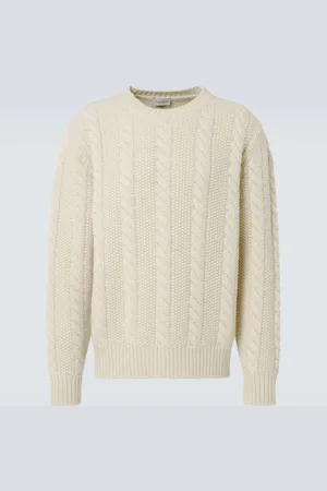 Moncler Cable-knit wool and cashmere sweater