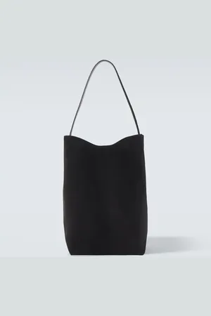 The Row N/S Park Large suede tote bag