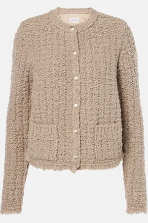 Moncler Wool and cotton-blend cardigan