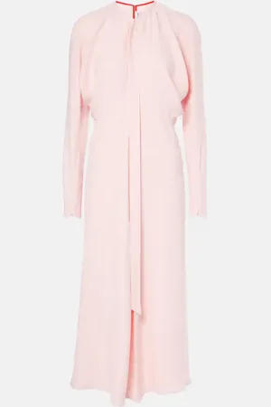 Victoria Beckham Dolman draped cady midi dress