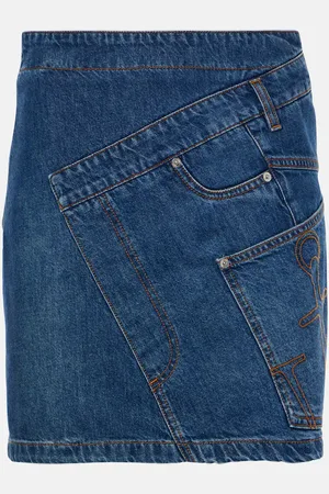 J.W.Anderson Twisted denim miniskirt