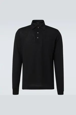Thom Sweeney Wool polo sweater