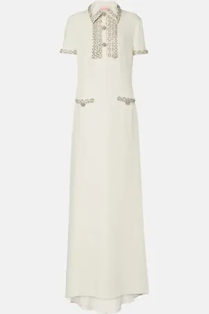 VALENTINO Cady Couture embellished gown