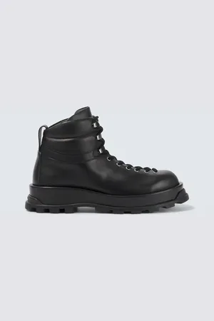Jil Sander Leather hiking boots