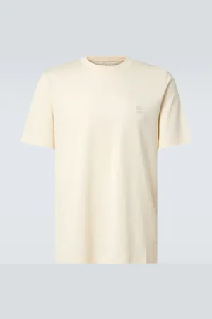 Brunello Cucinelli Logo cotton jersey T-shirt