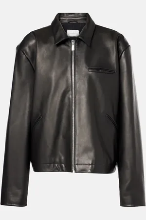 MAGDA BUTRYM Oversized leather jacket