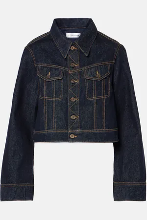 Victoria Beckham Cropped denim jacket