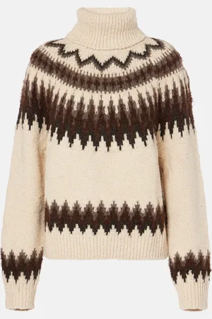 Ralph Lauren Intarsia wool-blend turtleneck sweater