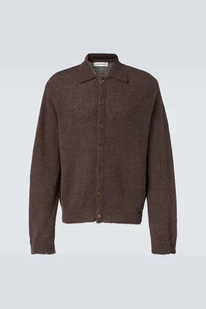 OUR LEGACY Evening Polo alpaca-blend cardigan