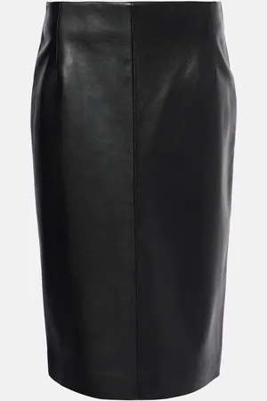 Nour Hammour Lady leather pencil skirt
