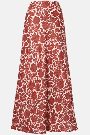 FAITHFULL THE BRAND Antibes printed linen maxi skirt