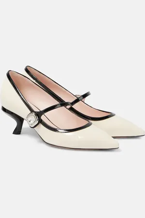 Roger Vivier Virgule 55 patent leather Mary Jane pumps