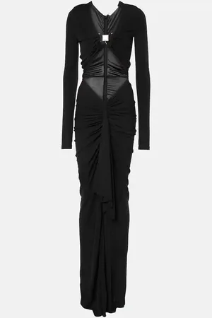 CHRISTOPHER ESBER Ruched cutout jersey maxi dress