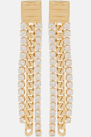 Givenchy 4G Crystal drop earrings