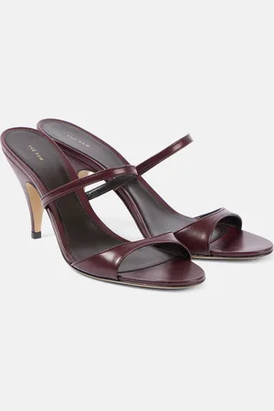 The Row Vika Knot 80 leather mules