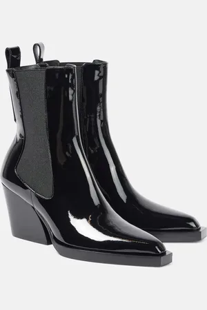 ZIMMERMANN Drew patent leather ankle boots