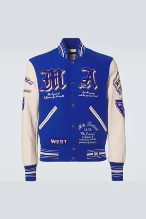AMIRI Dream Team appliquÃ© varsity jacket