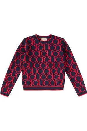 Gucci Logo wool jacquard sweater