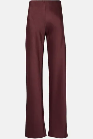 Vince High-rise satin wide-leg pants