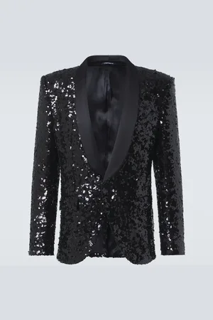 Dolce & Gabbana Sequined tuxedo jacket