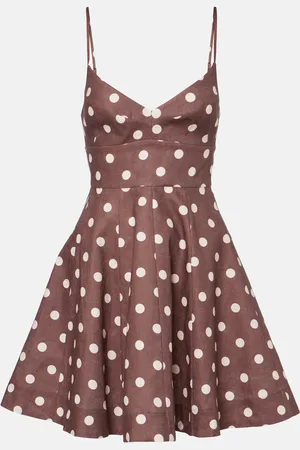 ZIMMERMANN Acacia polka-dot linen minidress