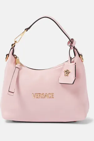 VERSACE Tag Small leather tote bag