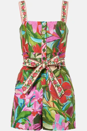 Farm Rio Jardin De RÃªve Multicolor printed romper