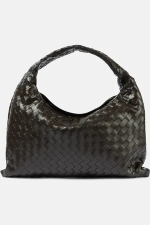 Bottega Veneta Hop Intrecciato leather shoulder bag