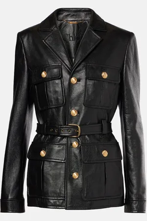 Chloé ChloÃ© Belted leather jacket