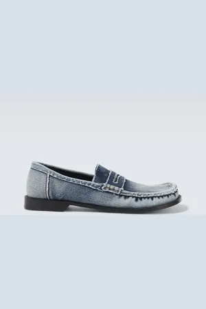 Loewe Campo denim penny loafers