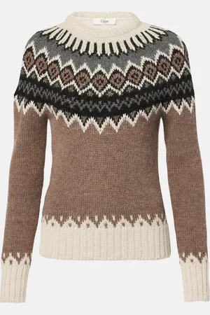 Chloé ChloÃ© Fair Isle wool and cashmere sweater
