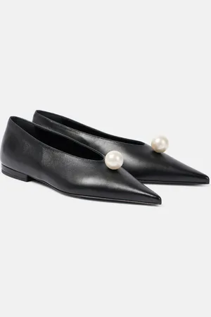 MAGDA BUTRYM Embellished leather ballet flats