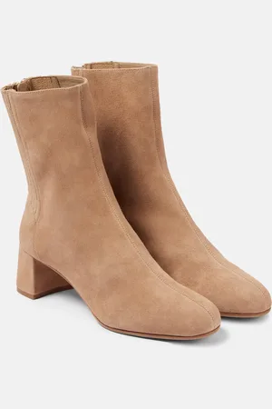 Aquazzura Saint Honore 50 suede ankle boots
