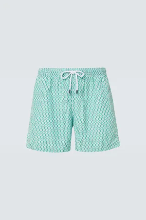 FEDELI Madeira printed swim trunks