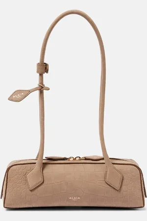 Alaïa AlaÃ¯a Le Teckel Small croc-effect shoulder bag