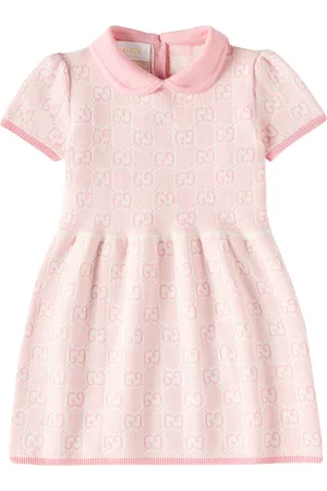 Gucci Baby GG cotton jacquard dress