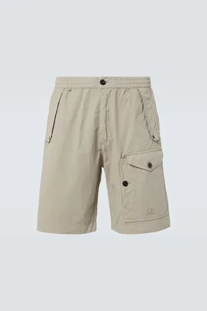 C.P. Company Microreps cotton cargo shorts